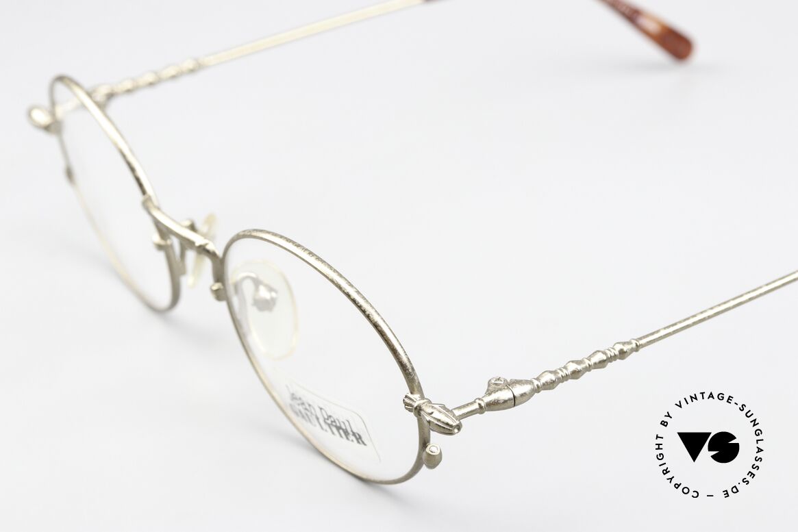 Jean Paul Gaultier 55-4171 1990's Frame Antique Gold, high-class finish (antique gold) & overall crafting, Made for Men and Women