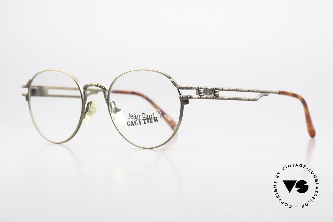 Jean Paul Gaultier 55-4170 Designer Panto Specs 1996, TOP quality of all components, made in Japan, Made for Men and Women