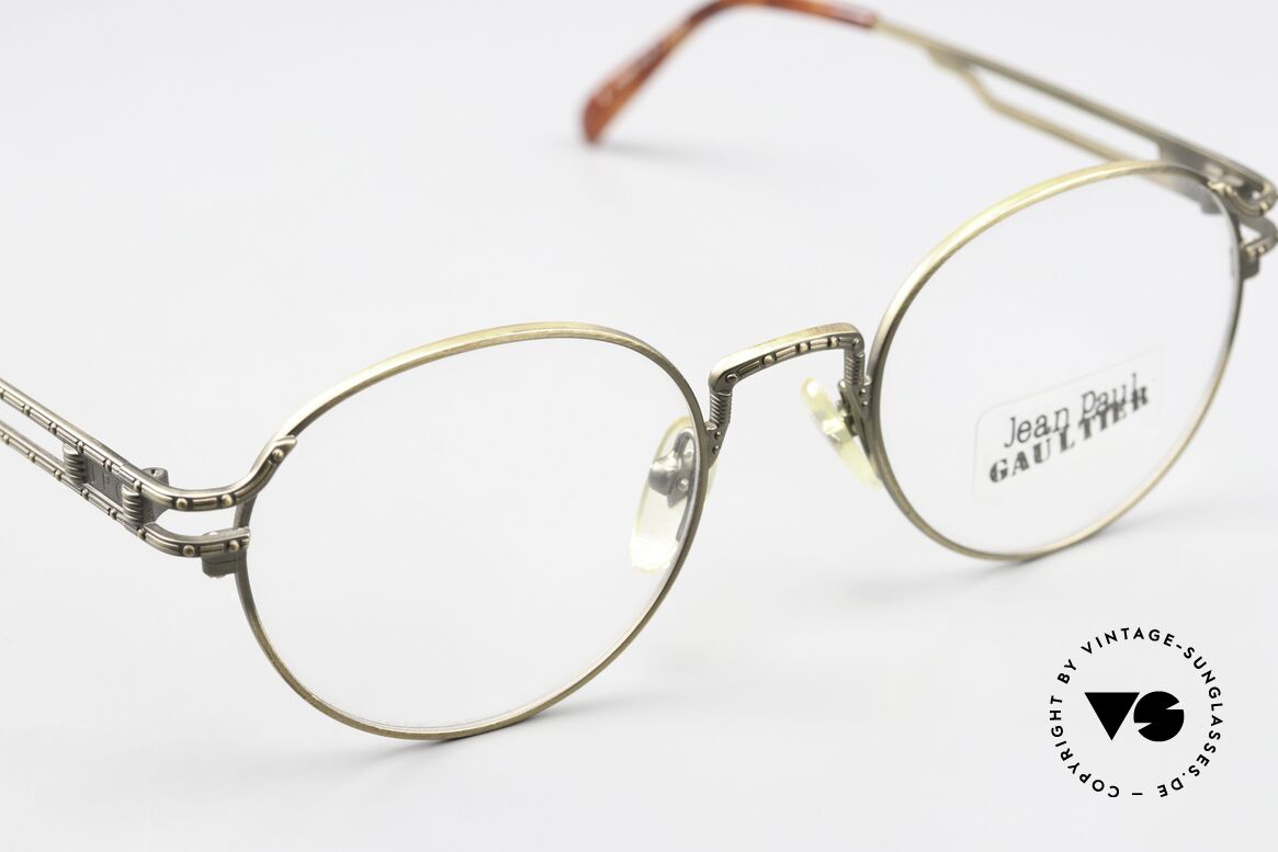 Jean Paul Gaultier 55-4170 Designer Panto Specs 1996, NO retro eyeglasses, but a 30 years old RARITY, Made for Men and Women
