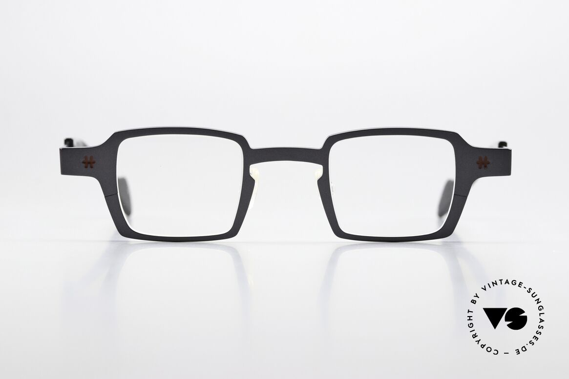 Theo Belgium Sixteen Square Titan Designer Specs, striking square designer specs by THEO Belgium, Made for Men and Women