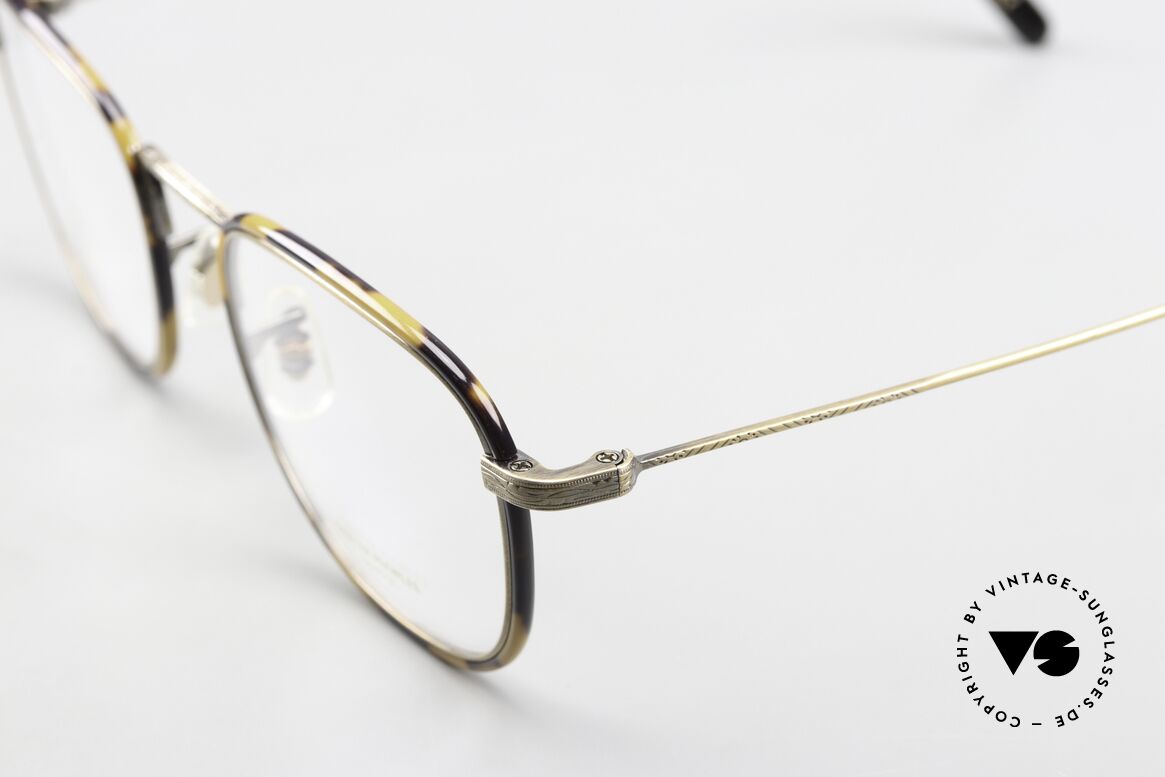 Oliver Peoples Landis Unisex Specs Antique Gold, timeless classic eyewear from 2019; made in Italy, Made for Men and Women