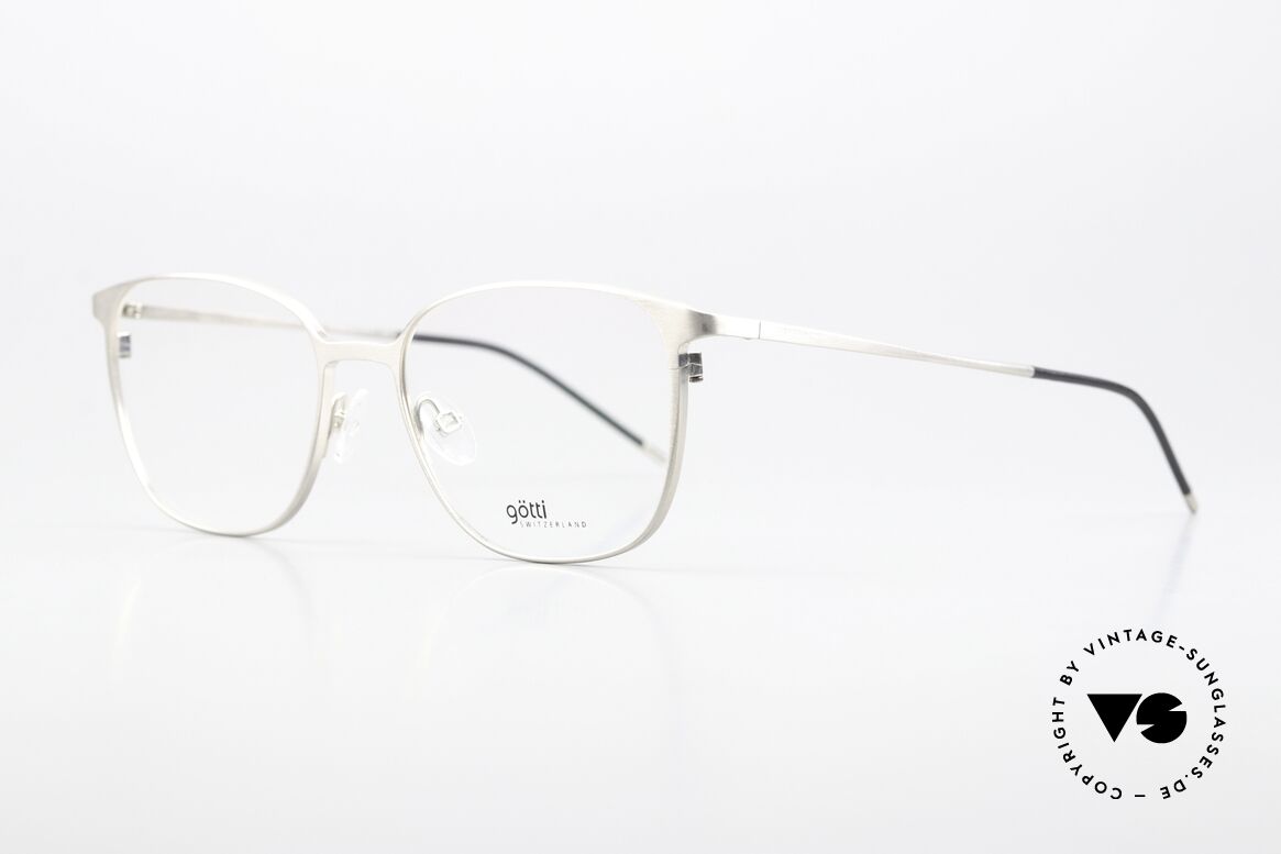 Götti Leos Comfortable Titanium Specs, tangible top quality; timeless in color and shape, Made for Women
