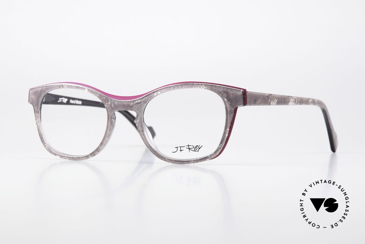 JF Rey JF1340 Grey Marbled And Pink, J.F. Rey glasses, model JF1340, col. 0383, size 50-19, Made for Women