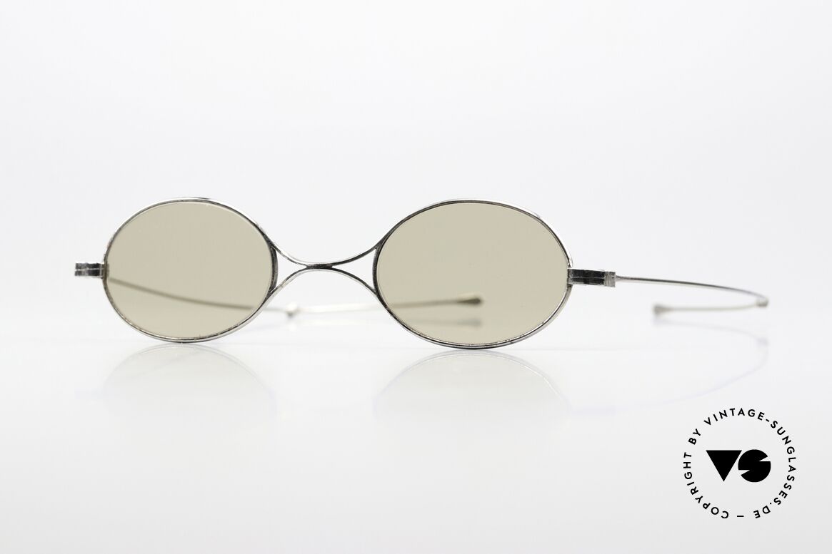 Schubert Antik Antique Schubert Glasses, antique spectacles in X-Small size; 115mm width, Made for Men and Women