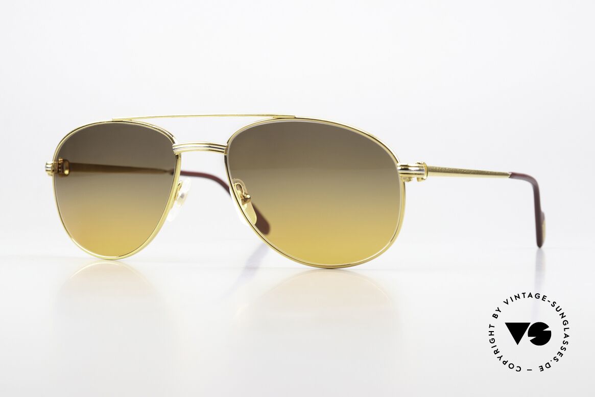 Cartier Driver - M With New Sunset Lenses, precious Cartier sunglasses for men of the mid 1990's, Made for Men