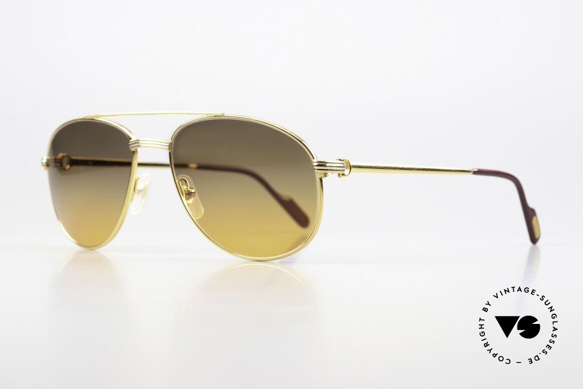 Cartier Driver - M With New Sunset Lenses, 2. hand but mint (like new) condition incl. Cartier box, Made for Men