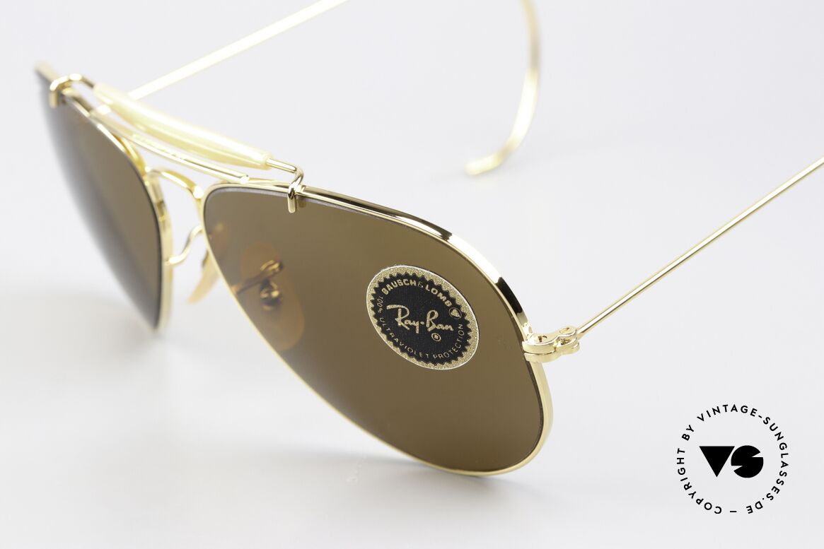 Ray Ban Outdoorsman Rare 58mm Frame Size, made in the 70's and 80's by Bausch&Lomb, U.S.A., Made for Men and Women