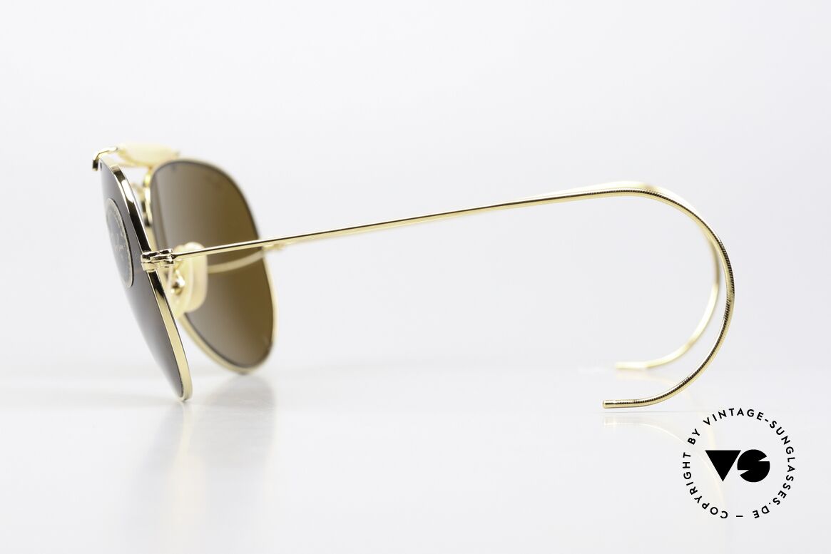 Ray Ban Outdoorsman Rare 58mm Frame Size, high-end brown B15 lenses with B&L engraving, Made for Men and Women