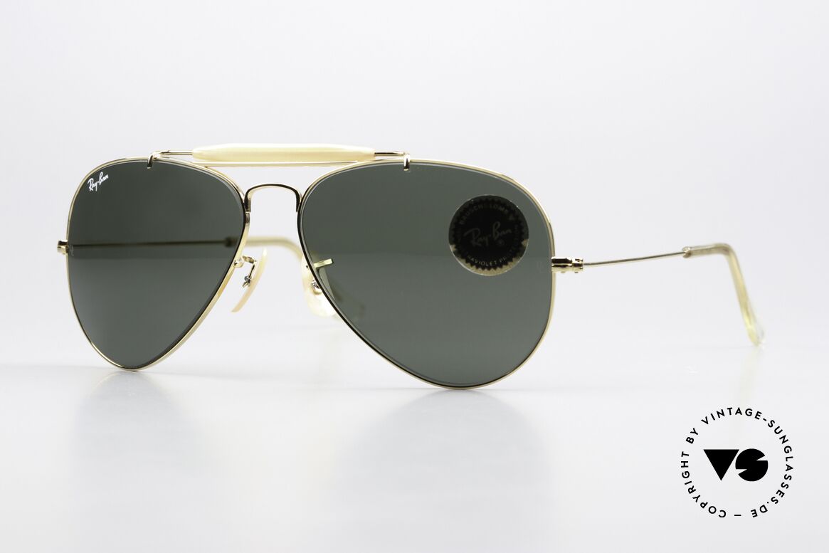 Ray Ban Outdoorsman USA Aviator Sunglasses, legendary Ray-Ban USA B&L aviator sunglasses, Made for Men and Women