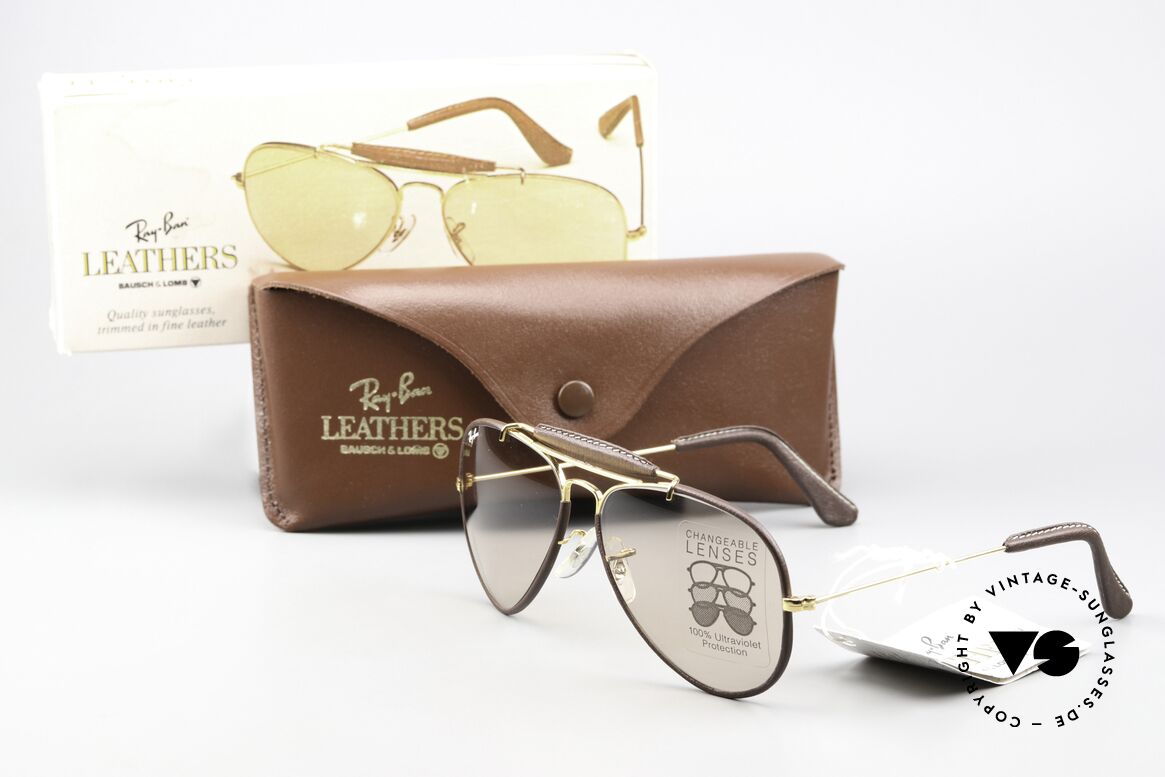 Ray Ban Outdoors Leathers Changeable 58mm Lenses, Size: medium, Made for Men and Women