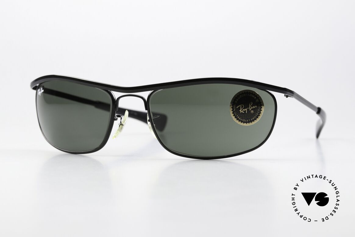 Ray Ban Olympian I DLX Easy Rider Movie Shades, Ray-Ban Olympian I Deluxe, Black Chrome, G-15, Made for Men