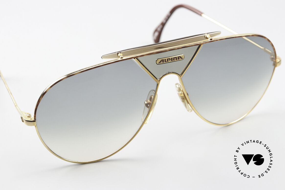 Alpina TR4 Miami Vice Sunglasses 80s, never worn (like all our rare vintage Alpina glasses), Made for Men