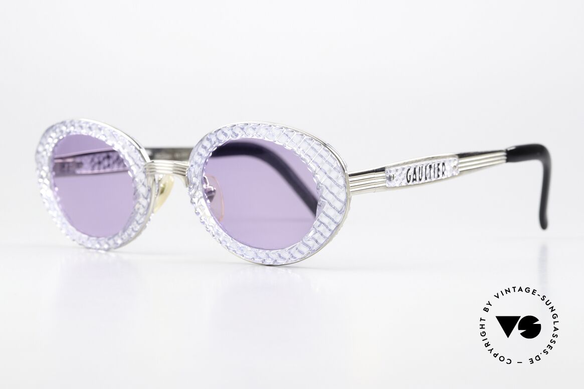 Jean Paul Gaultier 56-5201 Notre Dame Sunglasses 1997, of the world-famous Notre-Dame church in Paris, Made for Women