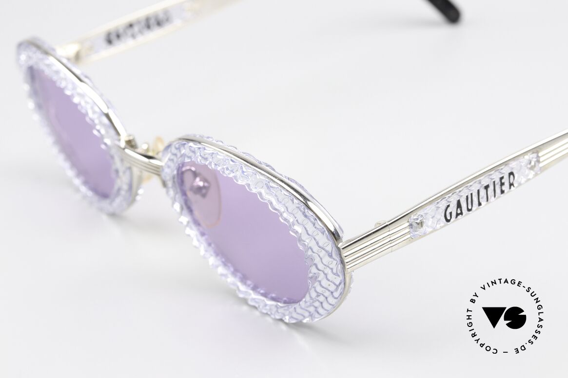 Jean Paul Gaultier 56-5201 Notre Dame Sunglasses 1997, a true EYE-CATCHER in high-end quality from 1997, Made for Women