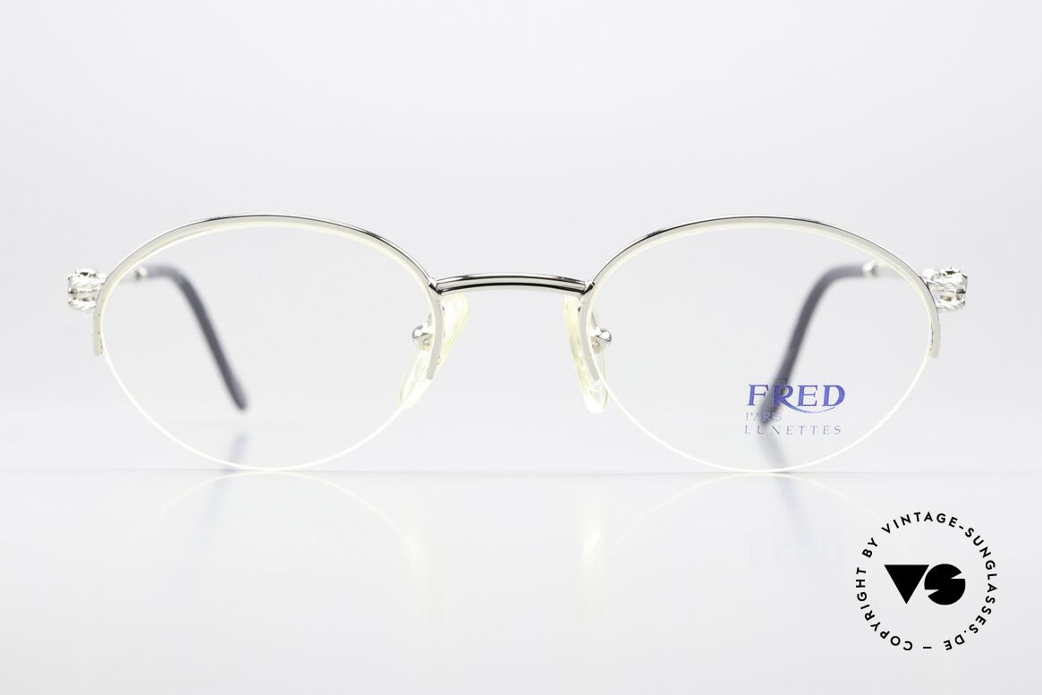 Fred Feroe - S Platinum Plated Eyewear, marine design (distinctive Fred) in high-end quality!, Made for Men and Women
