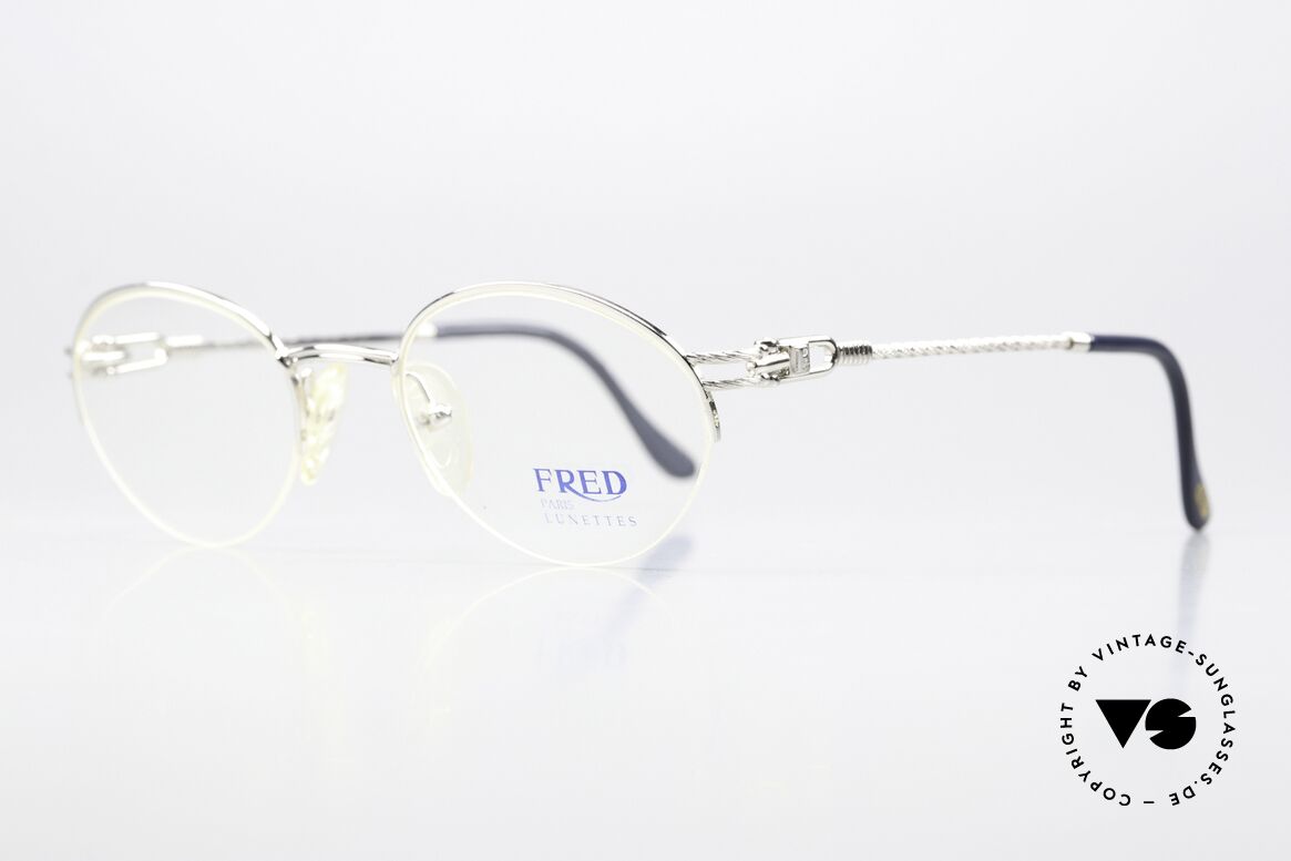 Fred Feroe - S Platinum Plated Eyewear, the model name FEROE = French for the Faroe Islands, Made for Men and Women