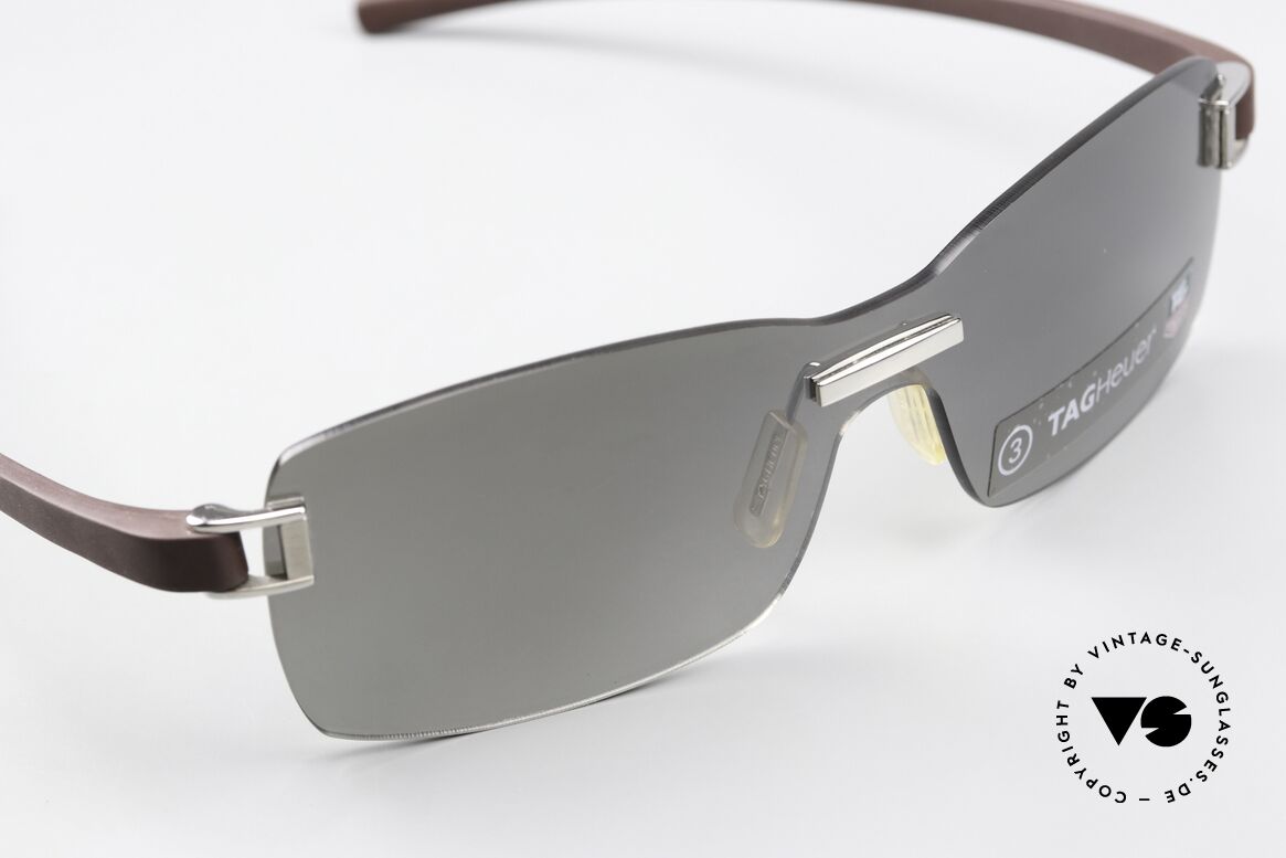 Tag Heuer 7505 Slightly Mirrored Shades, slightly mirrored lens with 100% UV protection, Made for Men and Women