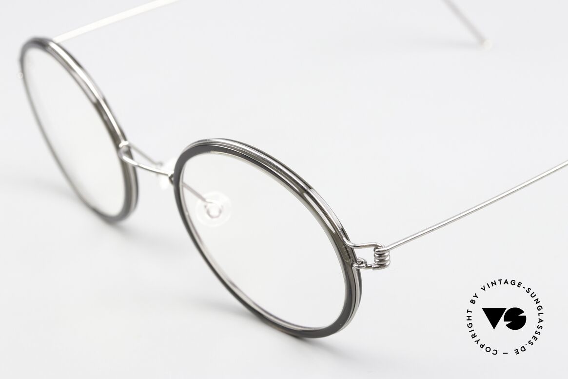 Lindberg Cameron 48 Air Titan Rim Round Frame Women Men, simply timeless, stylish and innovative: grade 'vintage', Made for Men and Women