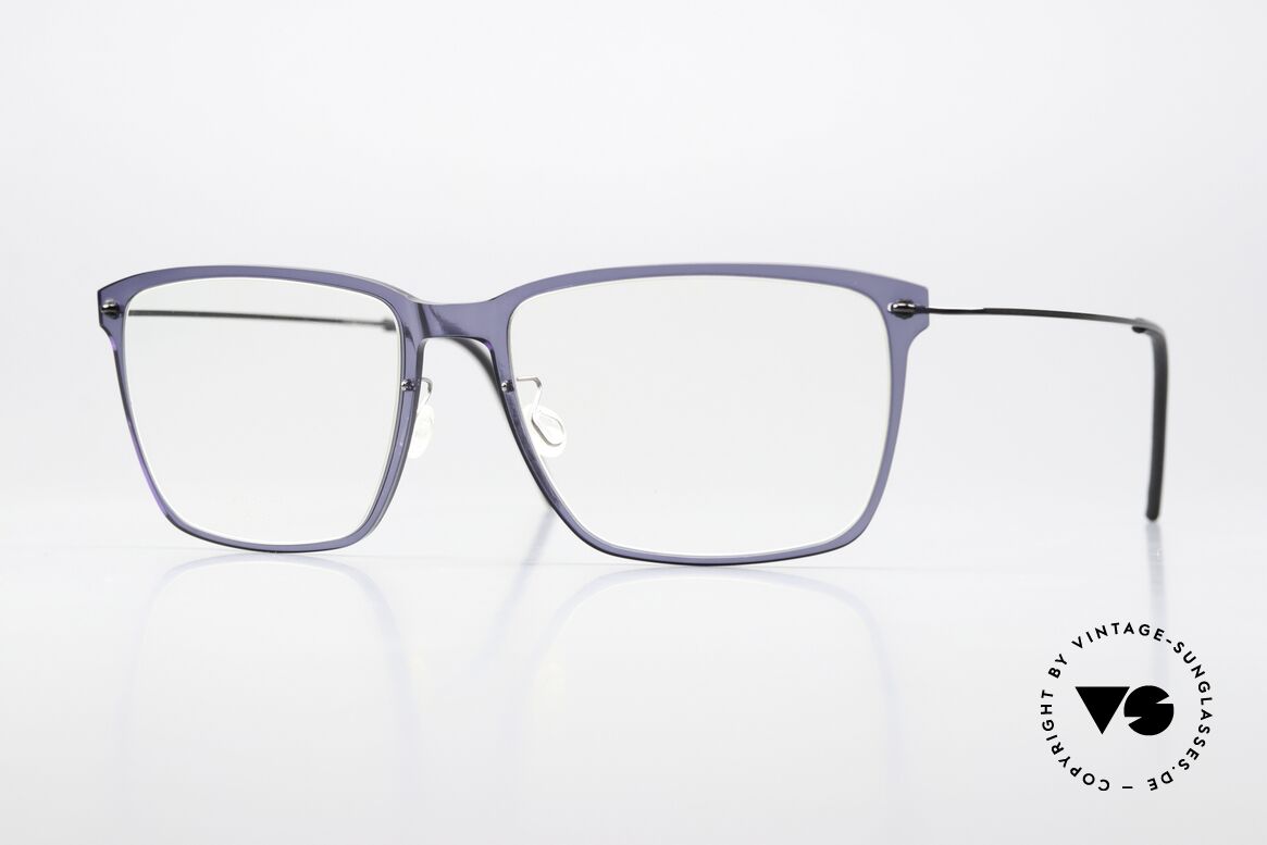 Lindberg 6505 NOW Dark Blue And Dark Gray, Lindberg eyeglasses from the NOW or N.O.W. series, Made for Men and Women
