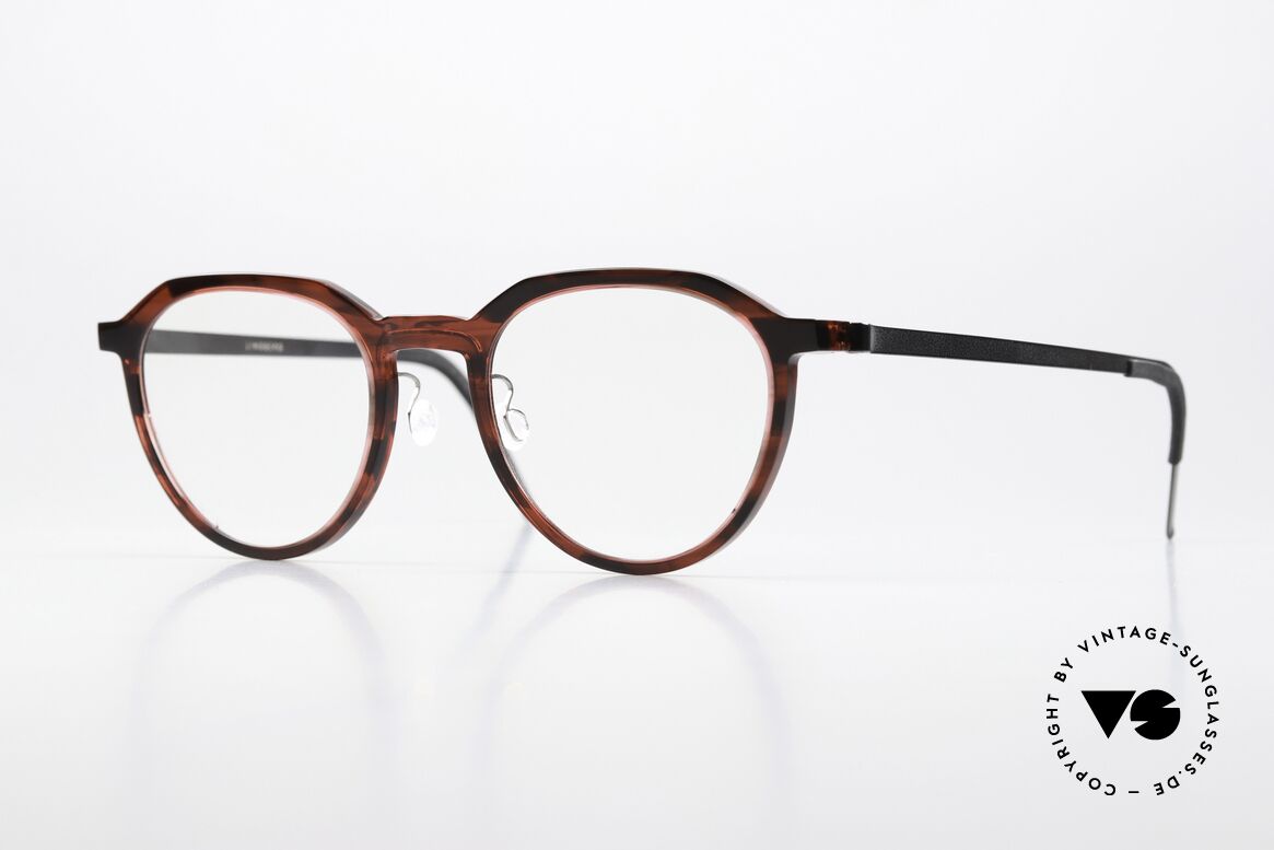 Lindberg 1046 Acetanium Large Panto Eyeglasses, Lindberg panto eyeglasses from the Acetanium series, Made for Men and Women