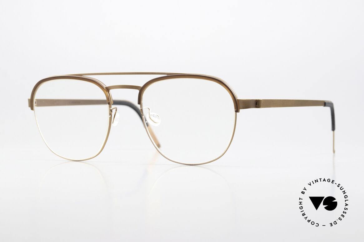 Lindberg 9848 Strip Titanium Titanium Frame Unisex, aviator Lindberg Strip Titanium eyeglasses from 2018, Made for Men and Women