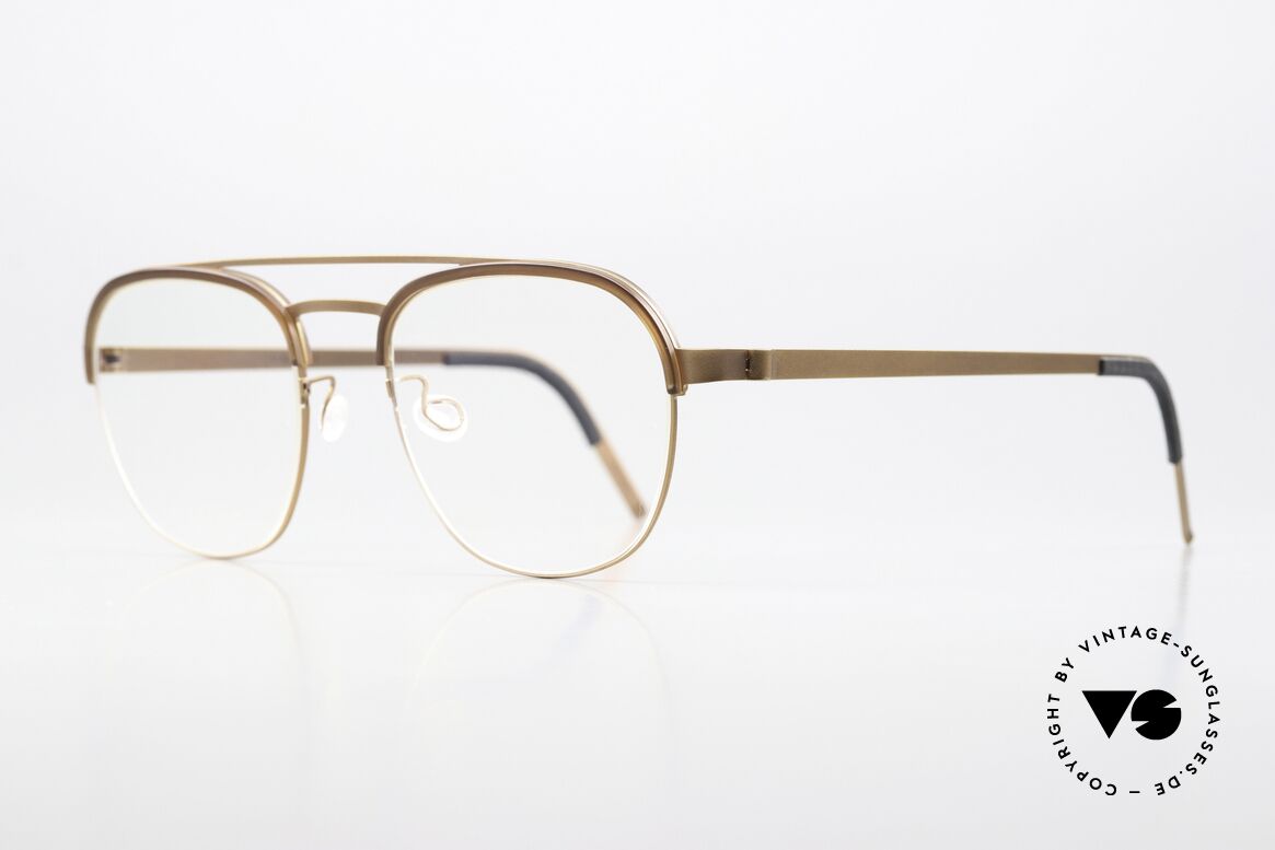 Lindberg 9848 Strip Titanium Titanium Frame Unisex, light as a feather but extremely stable & very durable, Made for Men and Women