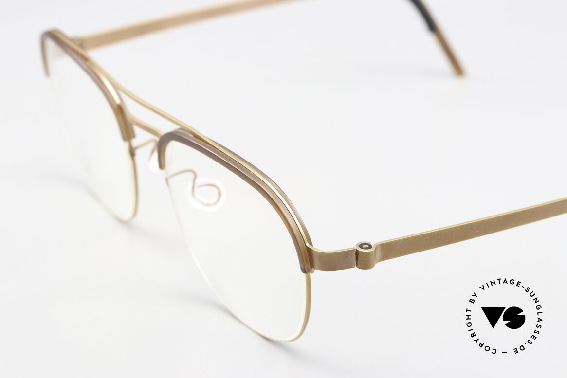 Lindberg 9848 Strip Titanium Titanium Frame Unisex, bears the predicate "true VINTAGE LINDBERG" for us, Made for Men and Women