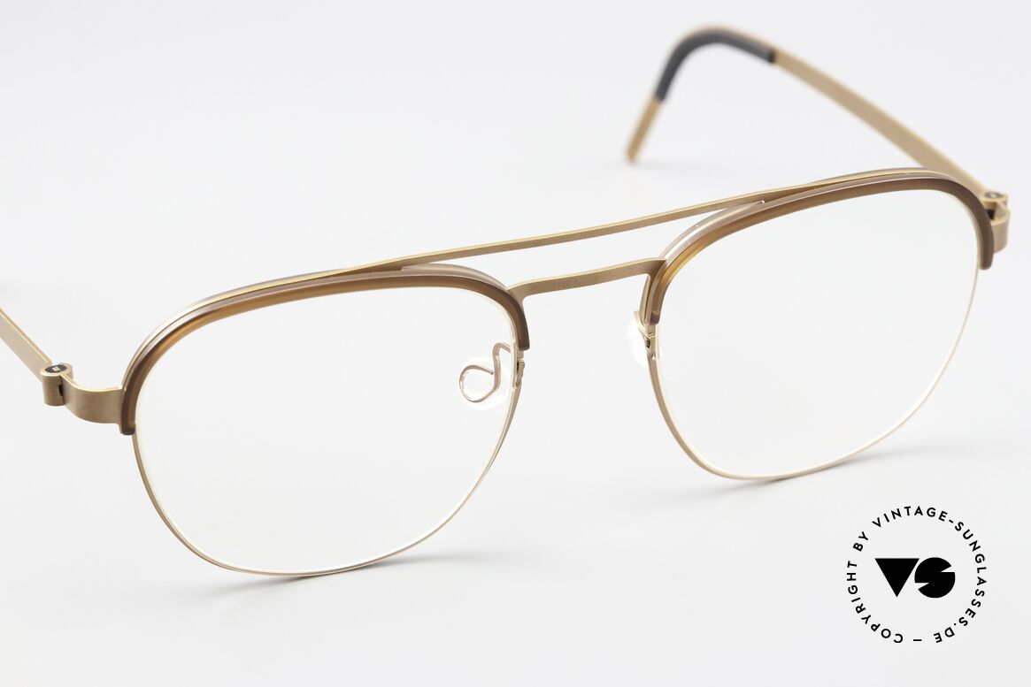 Lindberg 9848 Strip Titanium Titanium Frame Unisex, unworn, new old stock with original case by Lindberg, Made for Men and Women