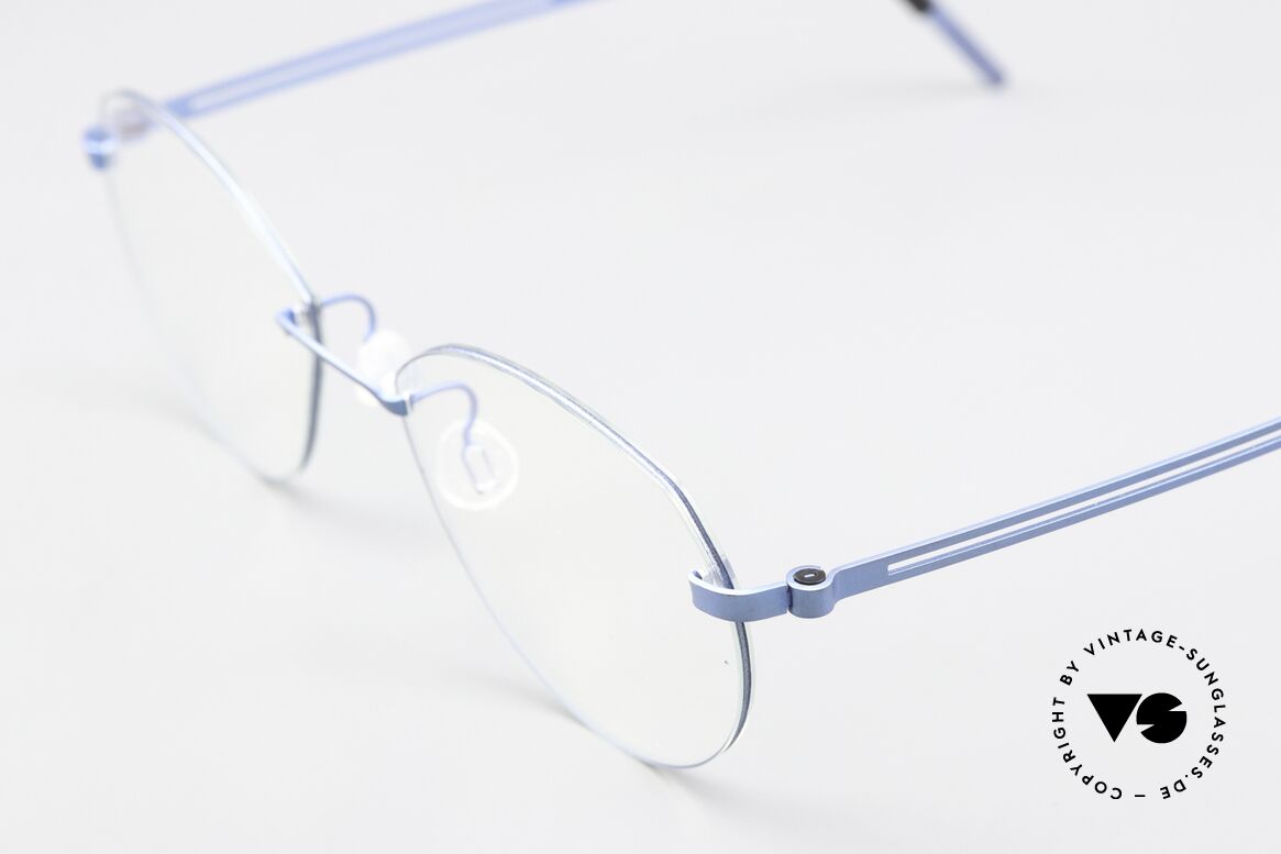 Lindberg 2379 Strip Titan Rimless Glasses Fine Rim, resilient & flexible frame (lens shape can be modified), Made for Men and Women