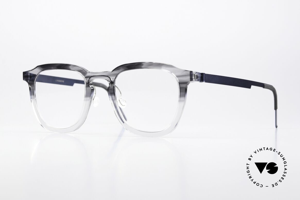 Lindberg 1263 Acetanium Tribute To Peter Hoffmann, square Lindberg glasses from the Acetanium Series, Made for Men