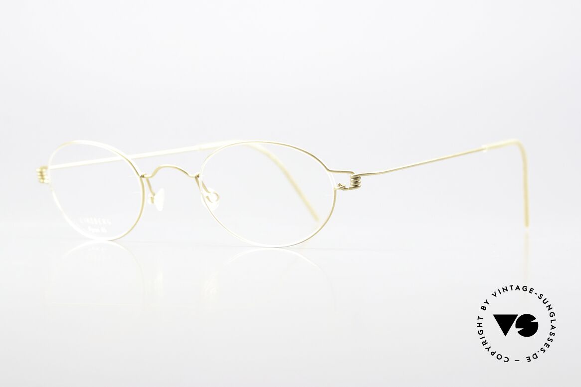 Lindberg Pyrus Air Titan Rim Oval Titanium Frame Unisex, simply timeless, stylish & innovative: grade 'vintage', Made for Men and Women