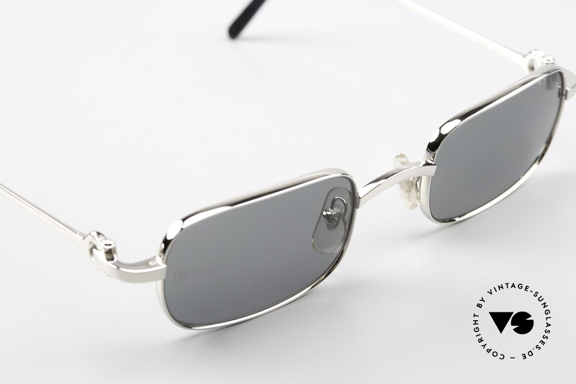 Cartier Dreamer - M 90's Platinum Sunglasses, unworn rarity with full original Cartier packaging, Made for Men and Women