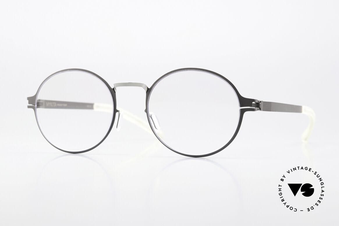 Mykita Ninni Round Specs Gray & Silver, Mykita glasses, model NINNI in size 48-19, col 165, Made for Men and Women