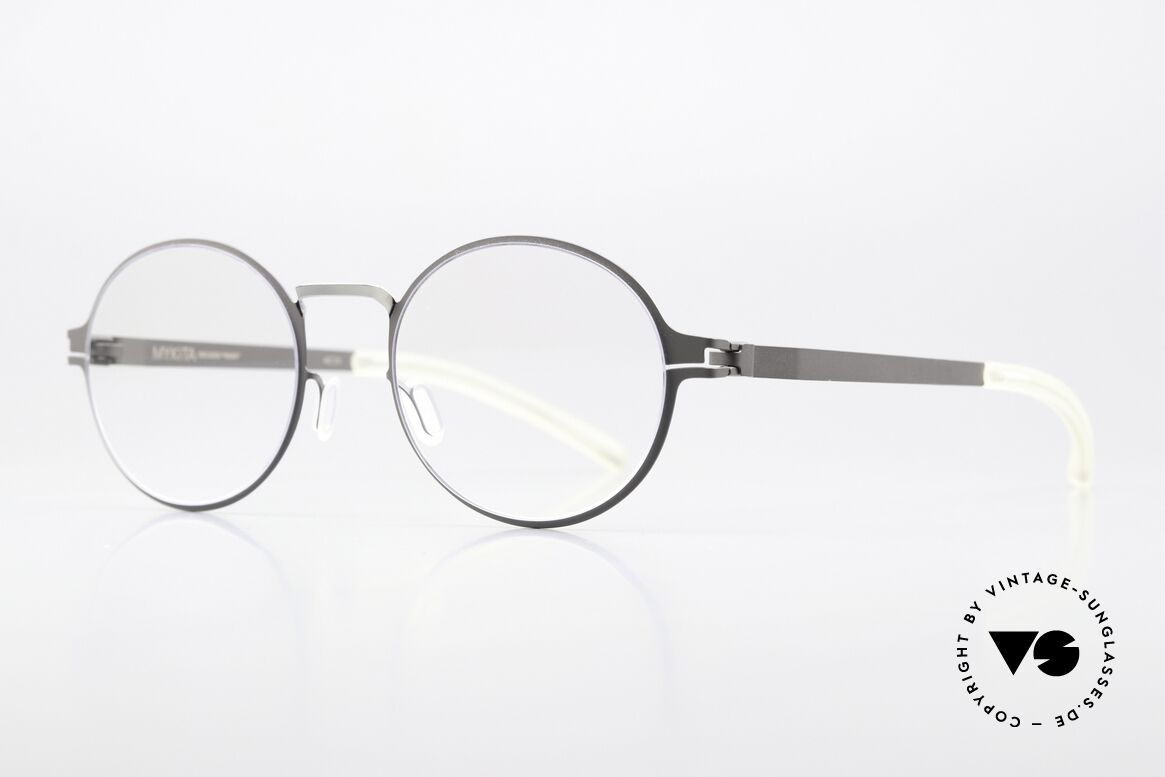 Mykita Ninni Round Specs Gray & Silver, col 165 = gray and silver (suitable for ladies & gents), Made for Men and Women