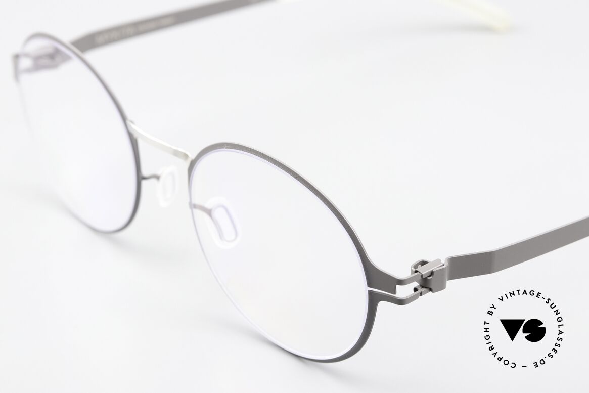 Mykita Ninni Round Specs Gray & Silver, well-known top quality (handmade in Germany, Berlin), Made for Men and Women