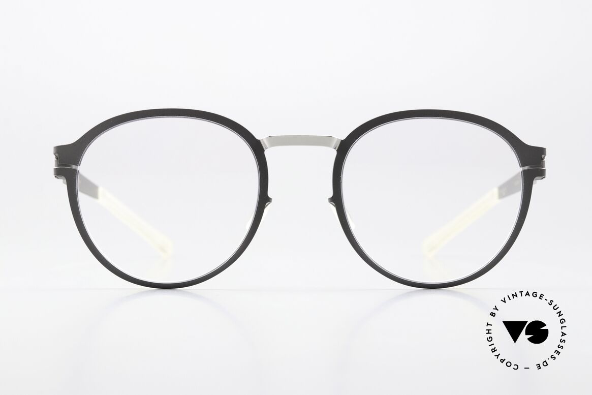 Mykita Gisbert Panto Specs Gray & Silver, panto frame from the Decades collection (from 2016), Made for Men and Women