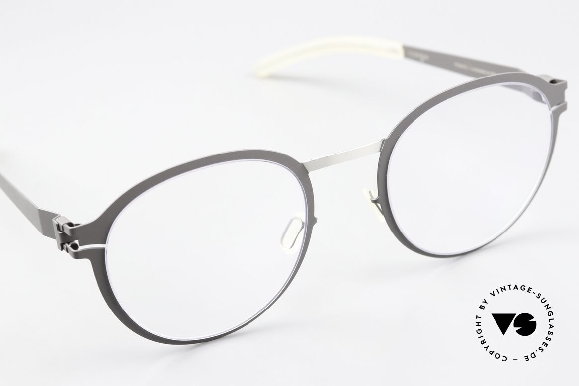 Mykita Gisbert Panto Specs Gray & Silver, unworn model comes with an original case by MYKITA, Made for Men and Women