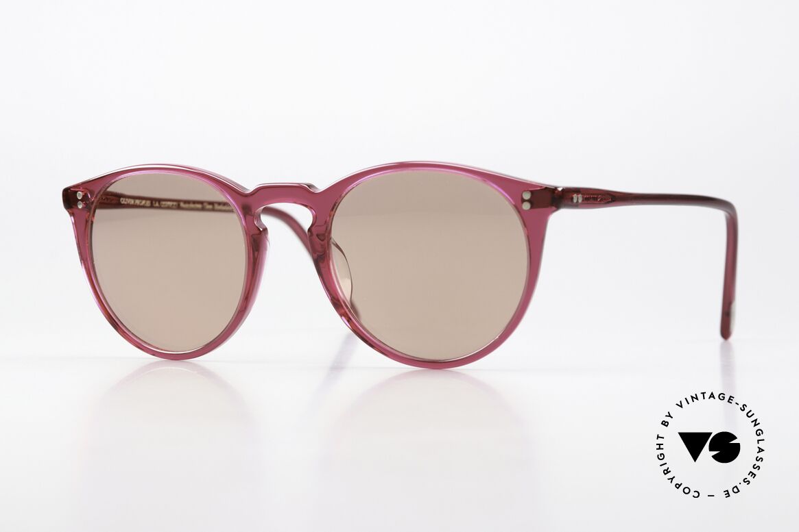 Oliver Peoples O'Malley Raspberry Panto Frame, vintage Oliver Peoples sunglasses, model O'Malley, Made for Men and Women