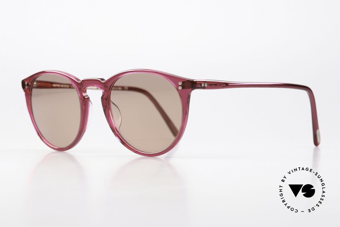 Oliver Peoples O'Malley Raspberry Panto Frame, named after L.A. Dodgers manager, Peter O’MALLEY, Made for Men and Women