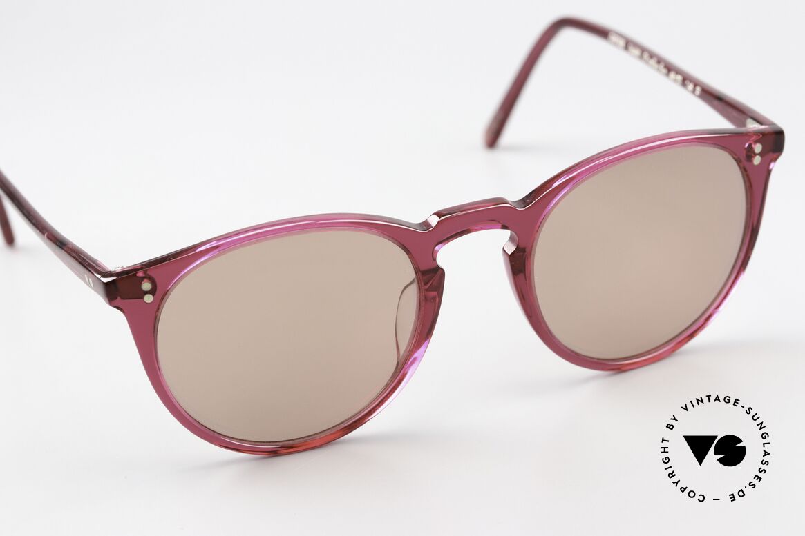 Oliver Peoples O'Malley Raspberry Panto Frame, this is mod. OV5183S 1643PO O'Malley Sun, size 48x22, Made for Men and Women