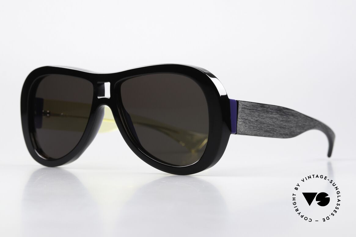 Piero Massaro 384 Different Temple Colors, exceptionally interesting pair of unisex glasses, Made for Men and Women