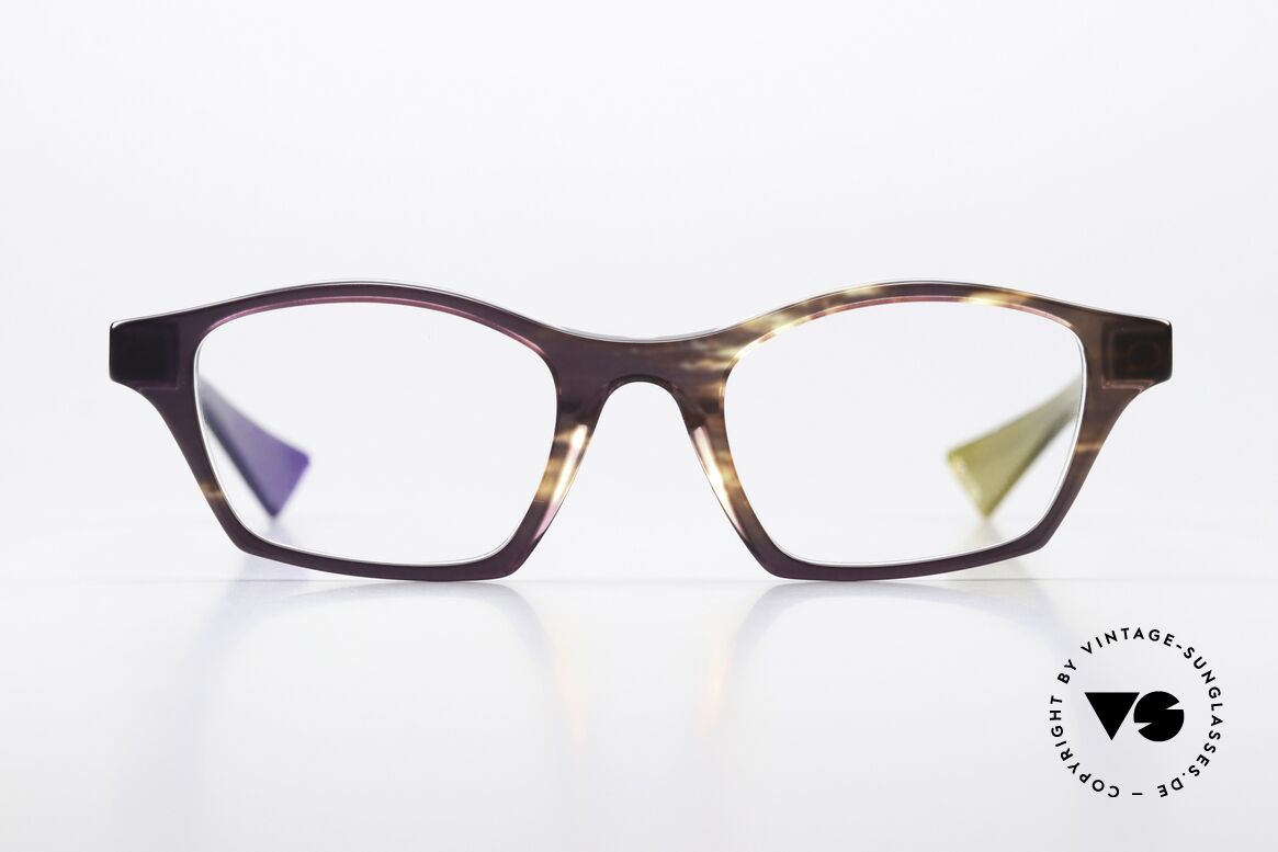 Piero Massaro 451 Frame Like A Sunset, a truly exceptionally interesting pair of eyeglasses, Made for Women