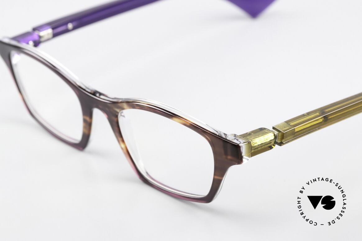 Piero Massaro 451 Frame Like A Sunset, frame color 259: auburn-indigo-yellow (sunset style), Made for Women