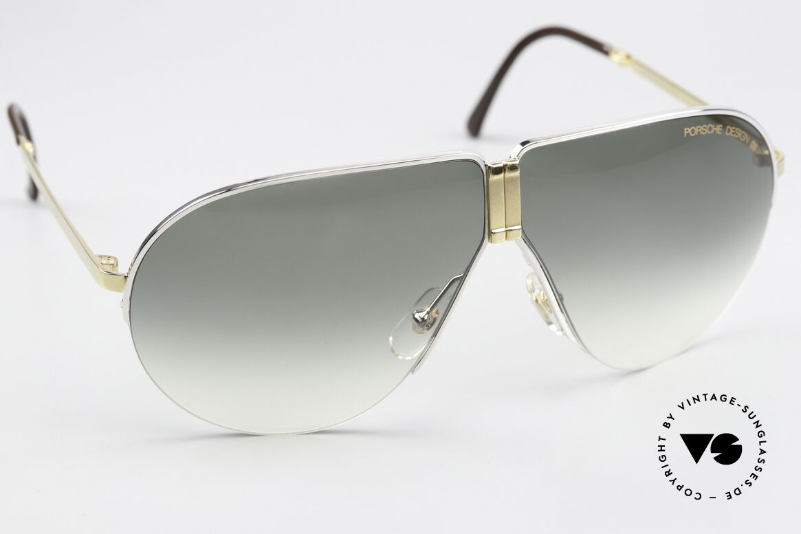 Porsche 5628 Bicolor In Gold And Silver, NO RETRO sunglasses; the rare ORIGINAL from 1988!, Made for Men
