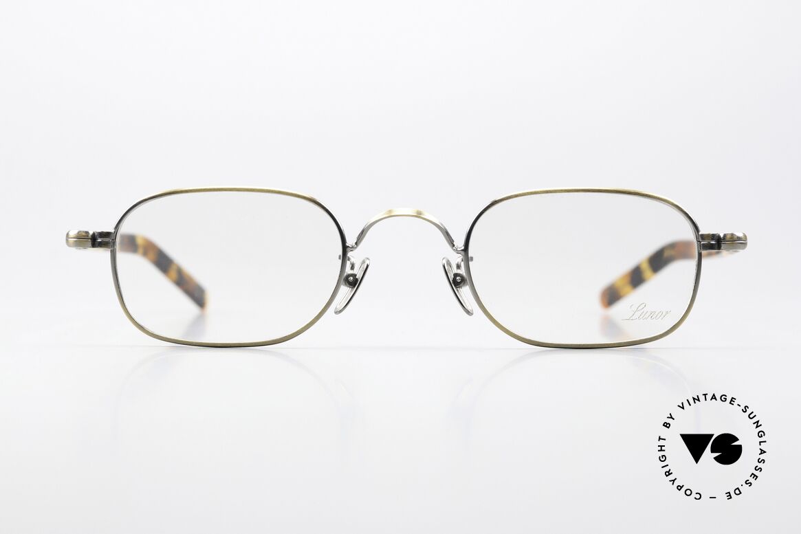 Lunor VA 105 Square Frame Antique Gold, LUNOR: honest craftsmanship with attention to details, Made for Men and Women