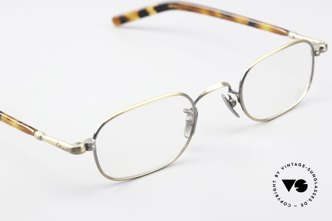 Lunor VA 105 Square Frame Antique Gold, unworn (like all our vintage eyewear classics by LUNOR), Made for Men and Women