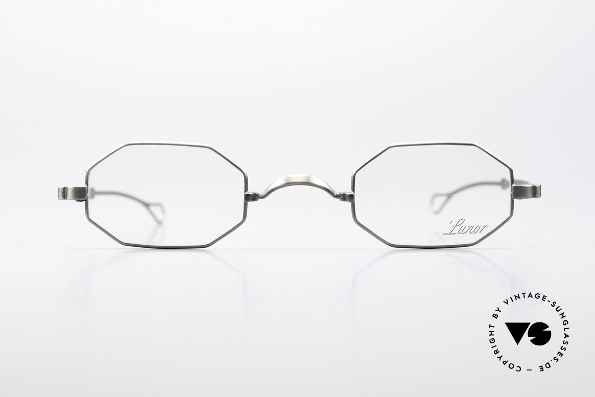 Lunor MT21 AS Octagonal Antique Silver, the most wanted model in "AS" = ANTIQUE SILVER, Made for Men and Women