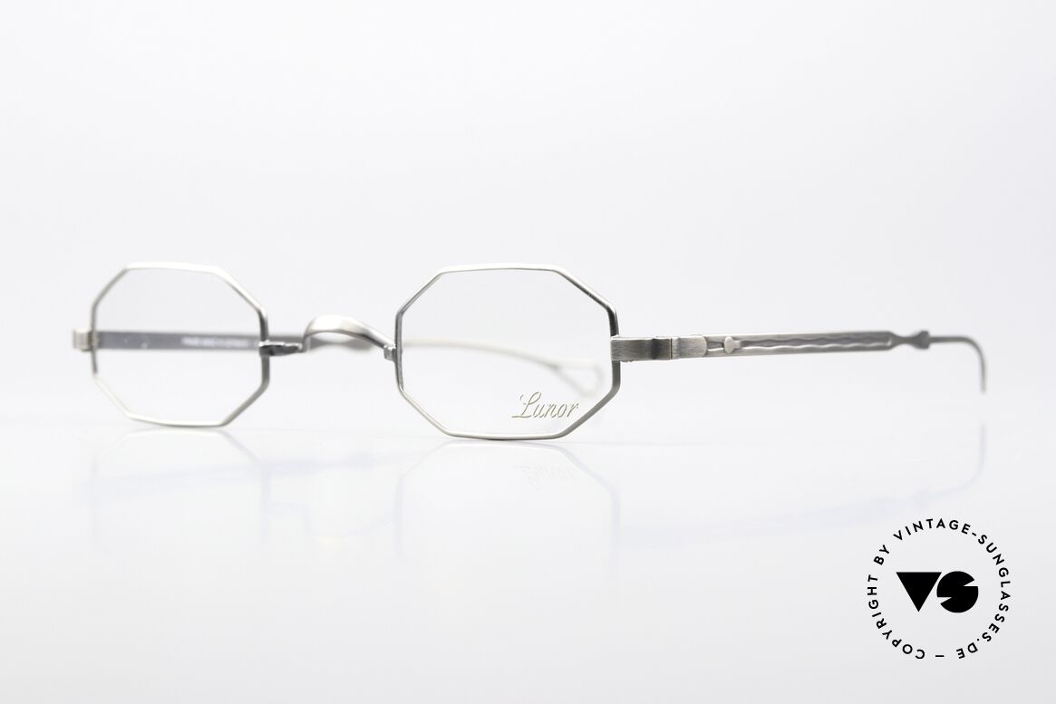Lunor MT21 AS Octagonal Antique Silver, lightweight and very comfortable; made in Germany, Made for Men and Women