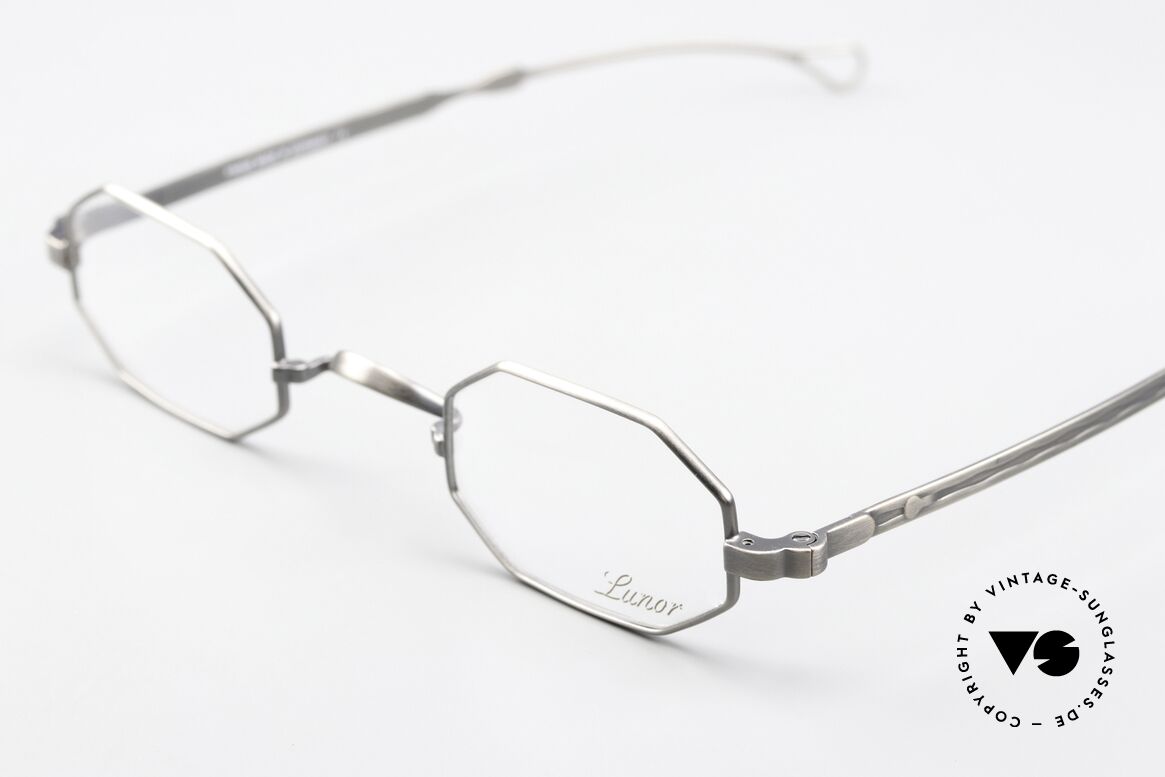 Lunor MT21 AS Octagonal Antique Silver, precious & timeless model for ladies and gentlemen, Made for Men and Women