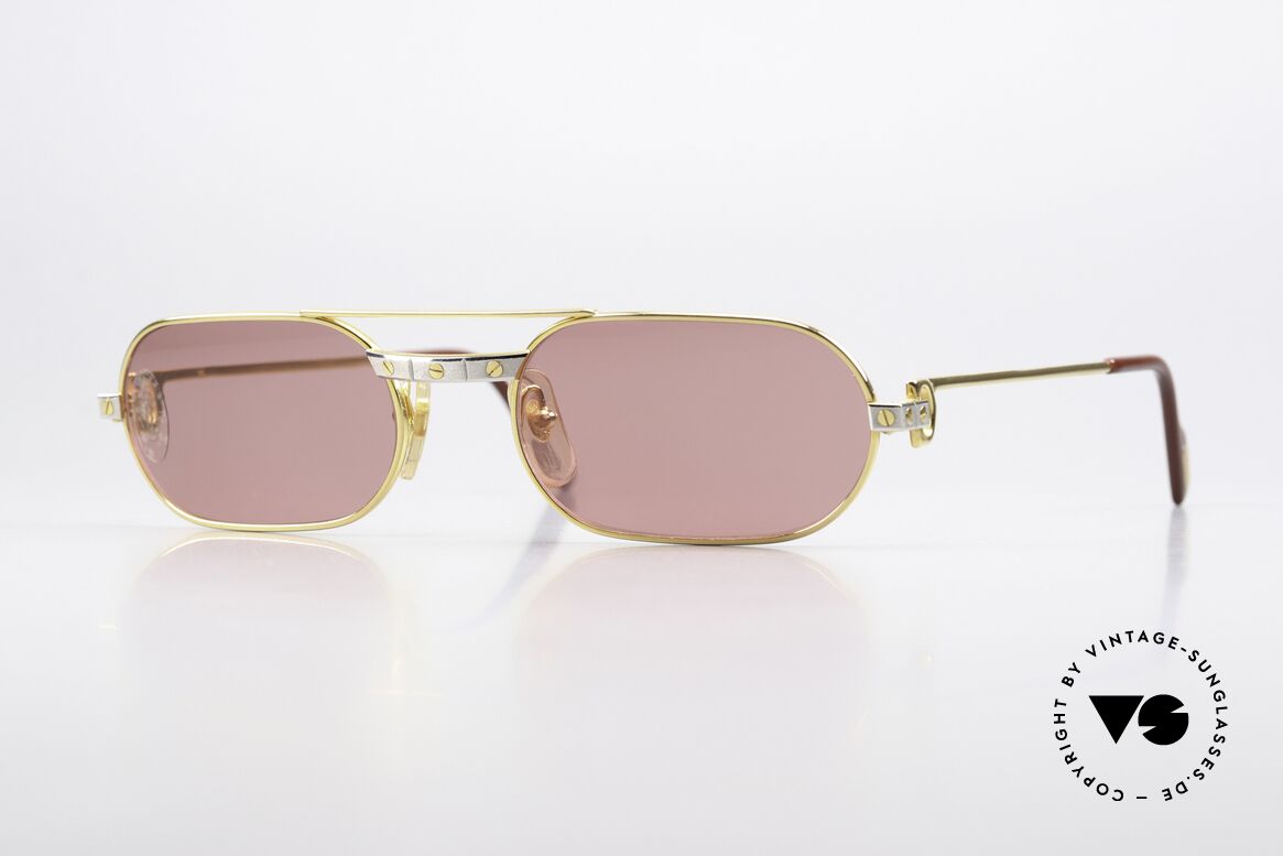 Cartier MUST Santos - M David Bowie 80's Shades, MUST: the first model of the Lunettes Collection '83, Made for Men